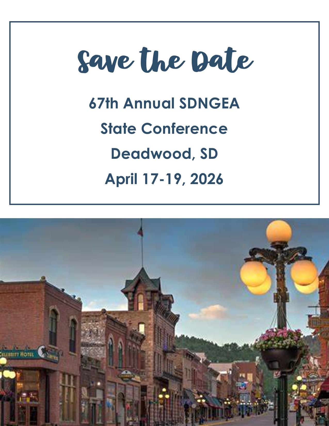 Save the date